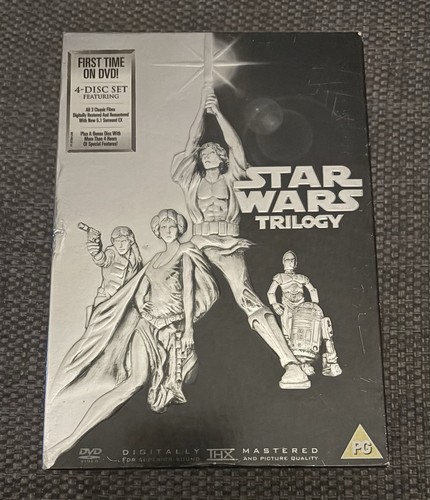 Star wars trilogy dvd disk - trilogy, 4