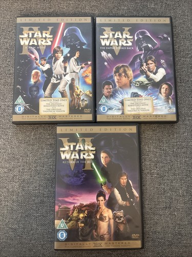 Star wars original trilogy dvd - original,